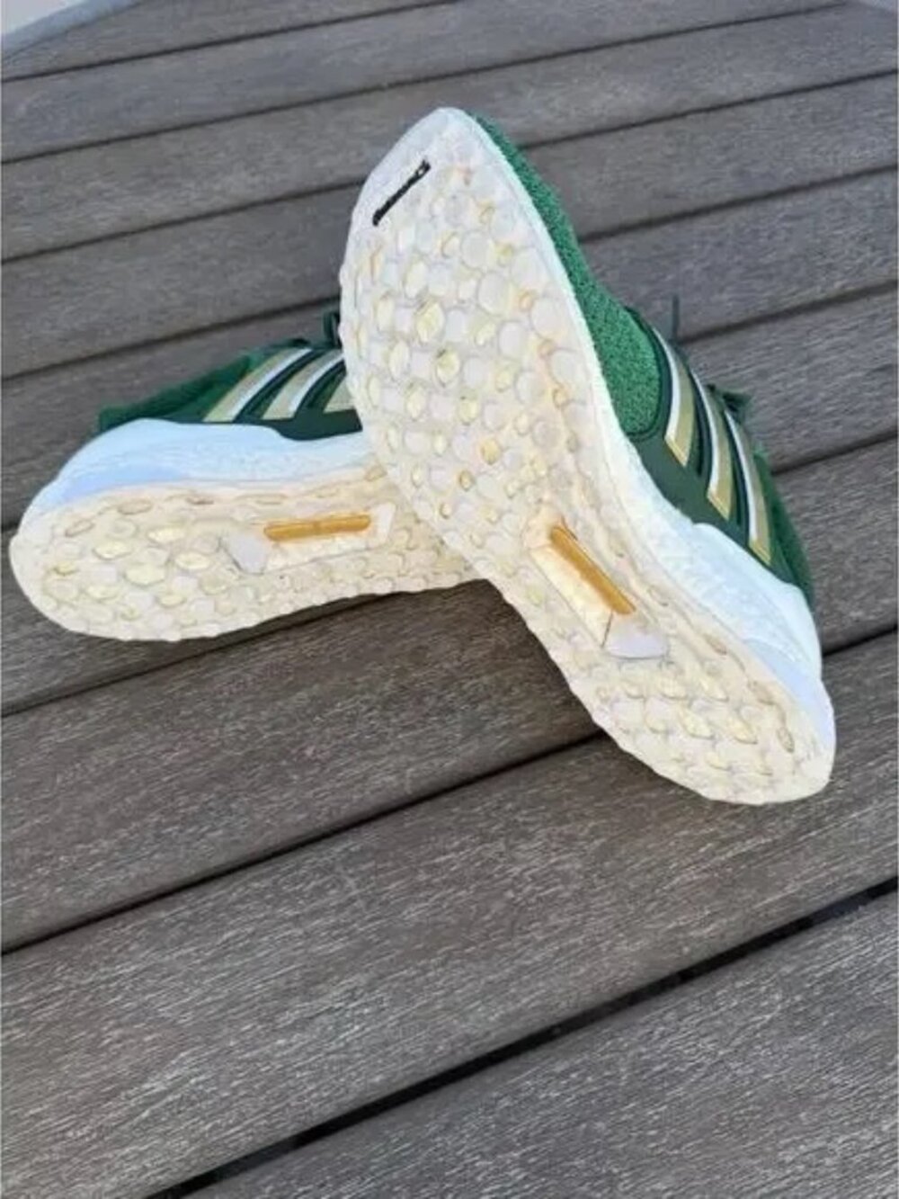 Adidas Ultra Boost Men Shoe Sz 10.5 Running Casual Gym Green JuJu Smith-Schuster - Picture 5 of 5